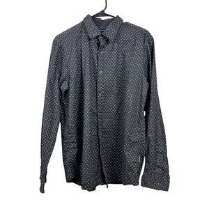 Kenneth Cole Men's Black Long Sleeve Shirt